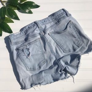 Lovers + Friends Cut Off Hi Rise Jean Shorts